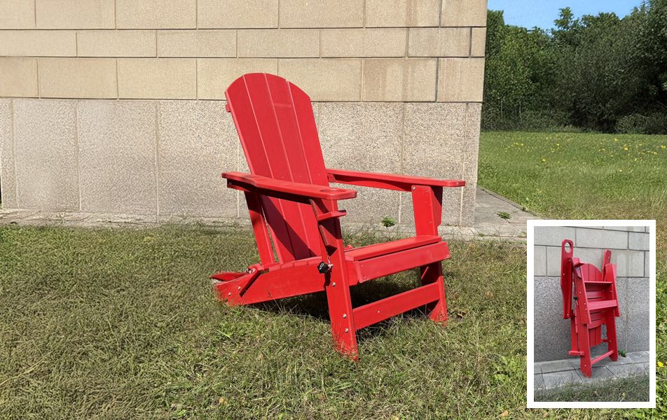 Chaise Adirondack en bois