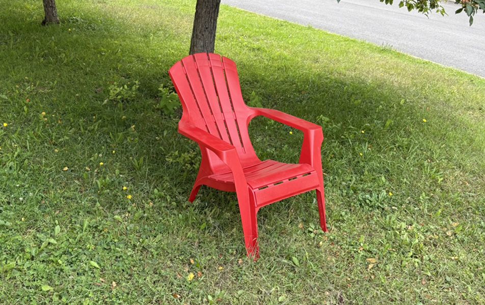 Chaise Adirondack en résine