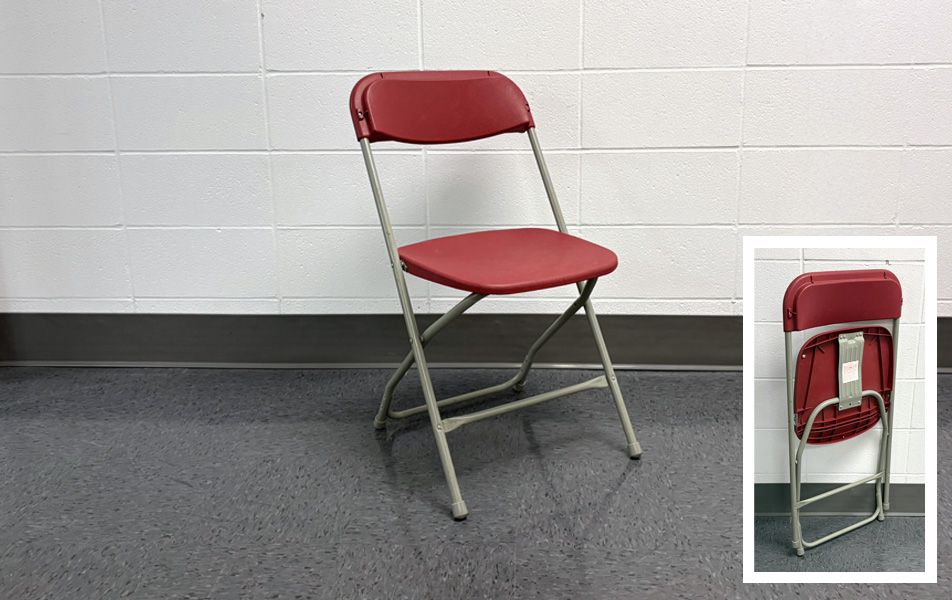 Chaise en plastique pliante